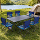ForHome ForHome Aluminium Campingmöbel Klapptisch 95x57x53cm