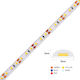 LED Лента Value 120l 24V 9.6W IP65 Жълта 1m
