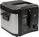 Crown CDF-25L16SP Фритюрник 2.5л Черен