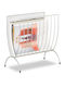 Relaxdays Raft De Reviste Argintiu 34x18x35cm