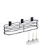 Home&Styling Collection Metal Candle Holder In Black Colour 29.5x9.5x8.5cm