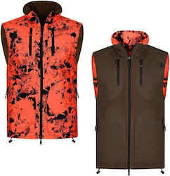 Chameleon Jagdweste Fleece Braun