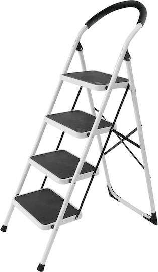 General Trade Eisen Stehleitern 4 Stufen 101cm