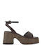 Damen Sandalen Braun