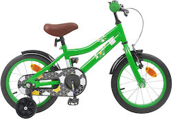 vidaXL 14" Παιδικό Ποδήλατo BMX Πράσινο