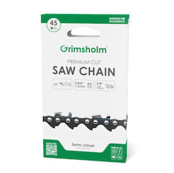 Αλυσιδα Grimsholm Premium Cut Low Profil 3/8" 050"/1 3mm 45 Οδηγοι Στρογγυλη