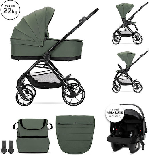 Lorelli Venice Ρυθμιζόμενο Καρότσι 3 σε 1 Green
