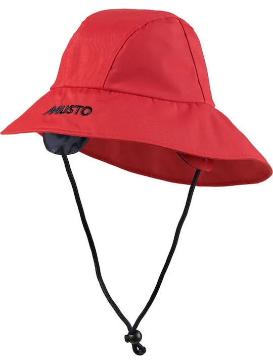Musto Stoffartiges Herrenhut Rot