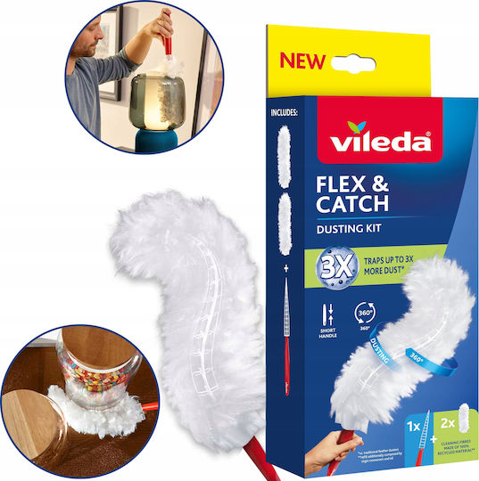Vileda Flex & Catch with Handle & Spare Parts