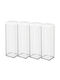 Rotho Babydesign Loft Σετ 4τμχ Κουτιά Ζυμαρικών με Καπάκι Πλαστικό Διάφανο 2000ml 4τμχ
