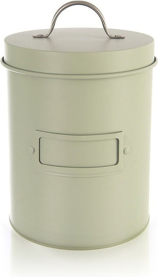 Orion Jar for Coffee / Tea / Sugar / Pasta with Lid Metallic Green 1300ml