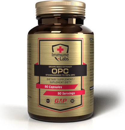 Immune-Labs OPC Екстракт от Гроздови Семена 400mg 90 Капсули