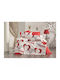 Dimcol Duvet Cover Double 220x240 Pathos White
