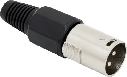 Set 5 Prize XLR 3-Pini Masculin Conector Microfon Metalic Conector Audio Protecție Anti-Îndoire