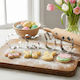 Set De 4 Bucăți Cookie Cutter De Paște Iepuraș Fluture Floare Ou Oțel Inoxidabil Pentru Torturi Și Fondant