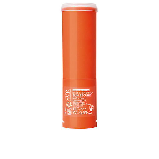 SVR Laboratoire Dermatologique Sun Secure Recharge Αντηλιακό Stick Προσώπου SPF50+ 10gr