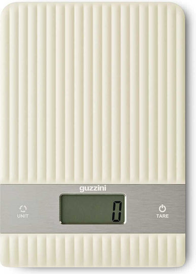 Guzzini Ψηφιακή Ζυγαριά Κουζίνας έως 5kg Μπεζ