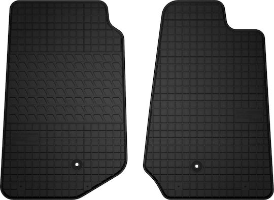 Front Rubber Mats Jeep Wrangler Jk Iii Off-road From 2006 To 2017
