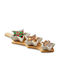Excellent Houseware Set Tavă Porțelan Stele 65ml 4 Bucăți