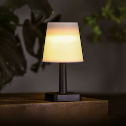 Led Warm White Solar Table Lamp 23 Cm Modern Design Terrace Balcony Outdoor Lighting