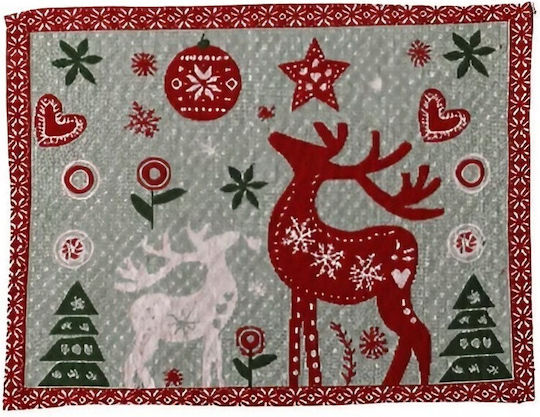 Alista Home Seturi De Masă Roșii 47x33cm Alista Home Seturi De Masă Roșii 47x33cm
