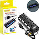 Andowl Хъб 4 Порта USB 2.0 със Свързване USB-A Син