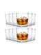 Vilde Set Pahare Whiskey Cocktail Pentru Apă Din Sticlă 280ml 12 Bucăți