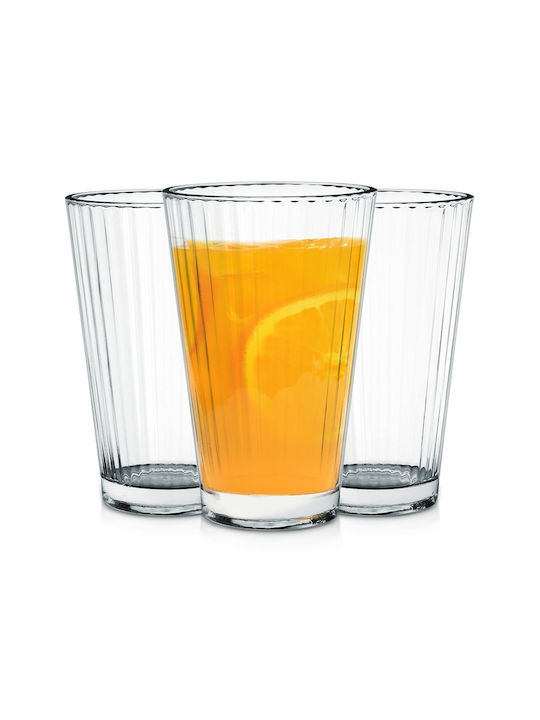 Excellent Houseware Σετ Ποτήρια Κοκτέιλ/Ποτού / Νερού από Γυαλί 270ml 3τμχ