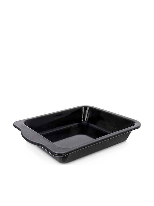 Orion Rectangular Baking Pan Stainless Steel with Enamel Coating 26x36cm