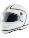 Simpson M62 Hondo Matt Weiß Motorradhelm Vollgesicht DOT / ECE 22.06