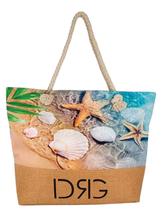 De Raggi Stoffe Strandtasche Mehrfarbig