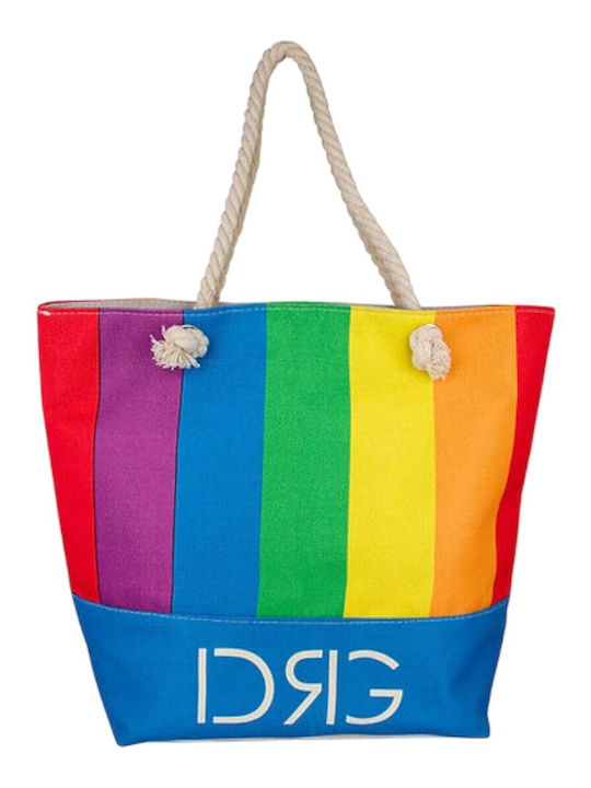 De Raggi Stoffe Strandtasche Mehrfarbig