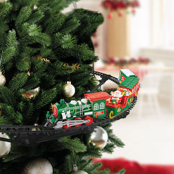 Weihnachtszug Baum LED-Lichter Musik 3 Wagen + Lokomotive Aa Batterien Festliche Dekoration Kinder 3+ Jahre