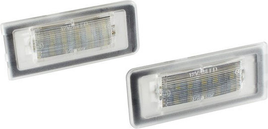 Audi Tt 98-06 Led License Plate Lights 2 Pcs Set