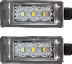 Peugeot 207 207 Cc 208 308 Ii 2008 Led License Plate Lighting Lamps 2 Pcs Set