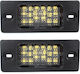 Vw Touareg Tiguan Porsche Cayenne Led License Plate Lights 2 Pcs Set