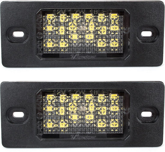 VW Bora Golf IV Wagon Golf V Wagon Lumini LED Pentru Plăcuțele De Înmatriculare Set 2 Bucăți