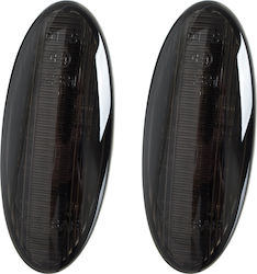 Nissan Cube Juke Leaf Micra Iii Iv Navara D23 Note Nv200 Qashqai J10 X-trail Side Turn Signal Led Smoke Dynamic 2 Pcs Set Nissan Cube Juke Leaf Micra Iii Iv Navara D23 Note Nv200 Qashqai J10 X-trail Side Turn Signal Led Smoke Dynamic 2 Pcs Set