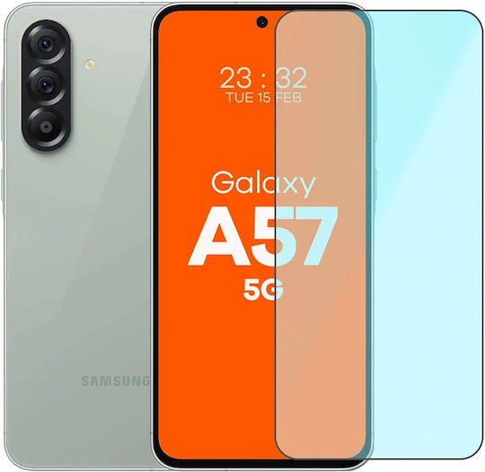 Bizon Smart Glas Gehärtetes Glas Displayschutzfolie Für Samsung Galaxy A57 5G Transparent