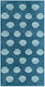 Kentia Cotton Beach Towel Petrol Blue 80x160cm
