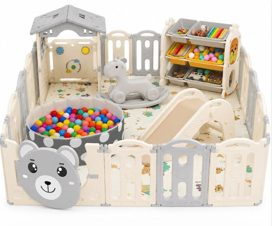 Fun Baby Play Fence with Slide