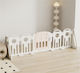 Kidstoys Φράχτης Παιχνιδιού Λευκός