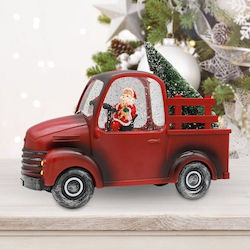 Weihnachtsfiguren Auto Typ Santa Claus Figuren Baum 3 Modi Musikalische Funktion Beweglicher Schnee Batteriebetrieben 3 X Aa Nicht Enthalten USB Kabel Enthalten Rotes Modell 24 X 10 X 19 Cm Warmweiß