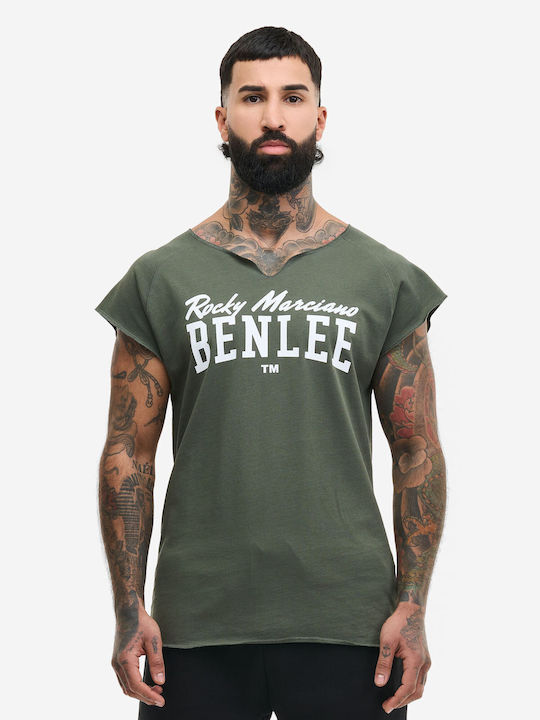 Benlee T-shirt Olive/white 195005