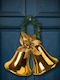 Weihnachtsdekoration Goldene Glocken Bogen 23 Cm