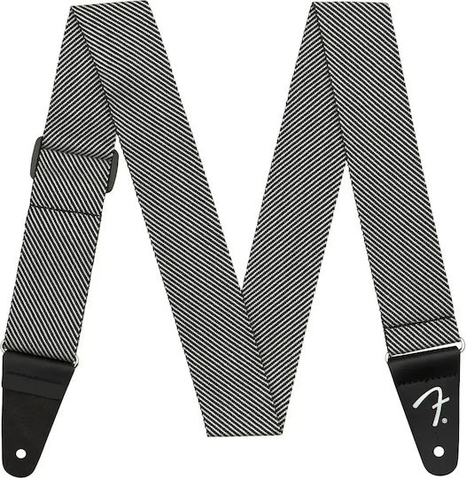 Fender 2" Modern Tweed Ζώνη Κιθάρας Μπάσου Wht Bk