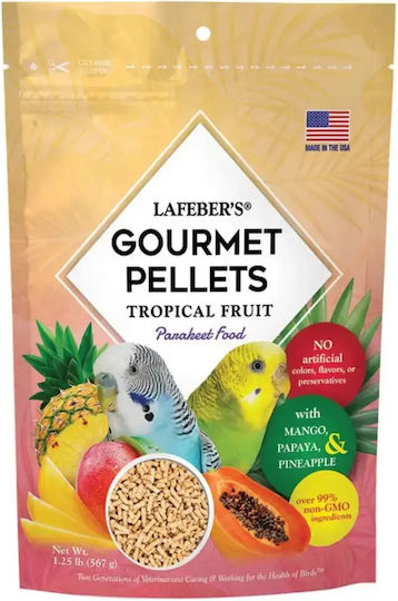 Lafeber Tropical Fruit Gourmet Pellets Parakeet – Πέλλετς Φρούτων Παπαγαλάκια 567g