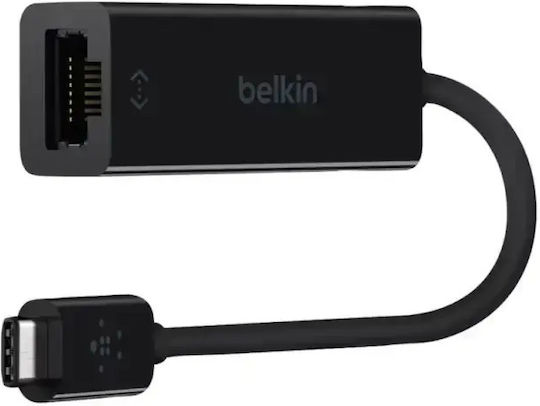 Belkin 0.017.341 Αντάπτορας Δικτύου USB-C με Ενσύρματη Σύνδεση Ethernet