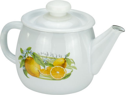 Novomoskovsk Teekanne Emaille Gelbe 1000ml