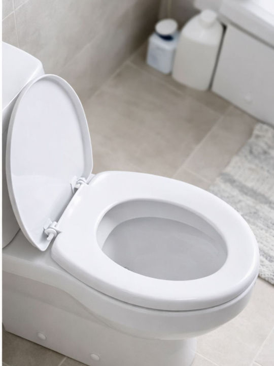 SteweHome Toilet Seat Plastic White